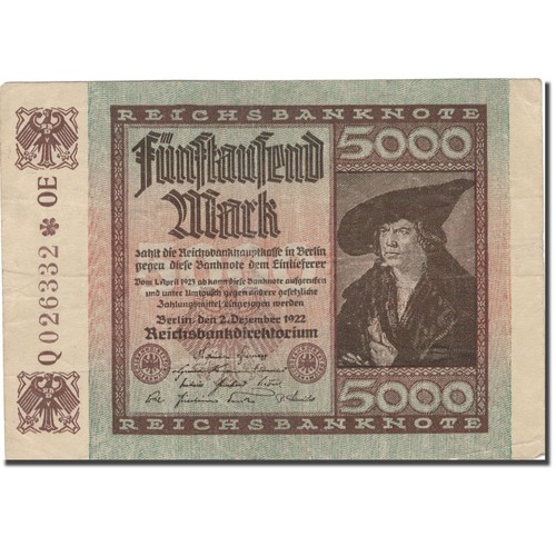 Biglietto germania 5000 - germania,,