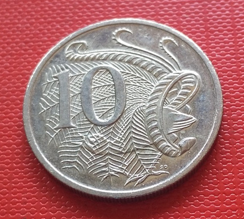 Pièce australie 10 cents - 10,