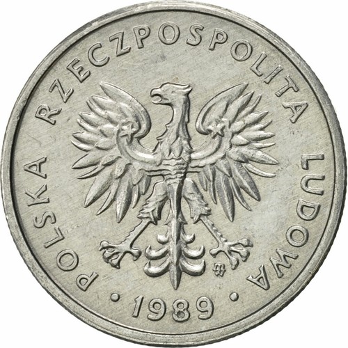 422403 moneta polonia 5 - moneta,, polonia,