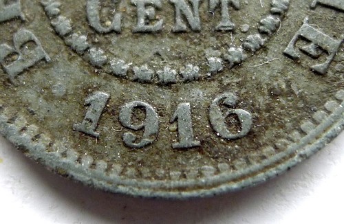 Belgio centesimi 1916 ww1 - centesimi,