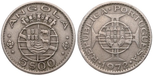 Angola scudi 1972 lega - 5,