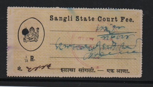 Sangli stato 1918 tassa di - stato, 1918-40